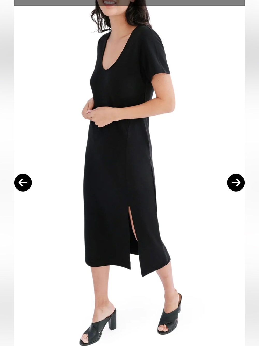 Smash & Tess Emma slit maxi dress